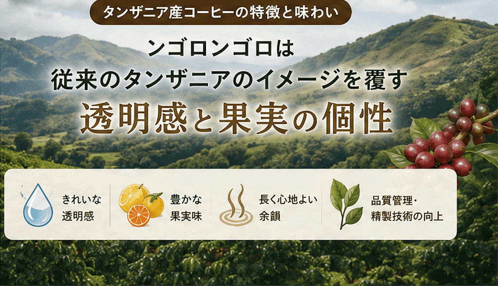 タンザニア産コーヒーの特徴と味わい